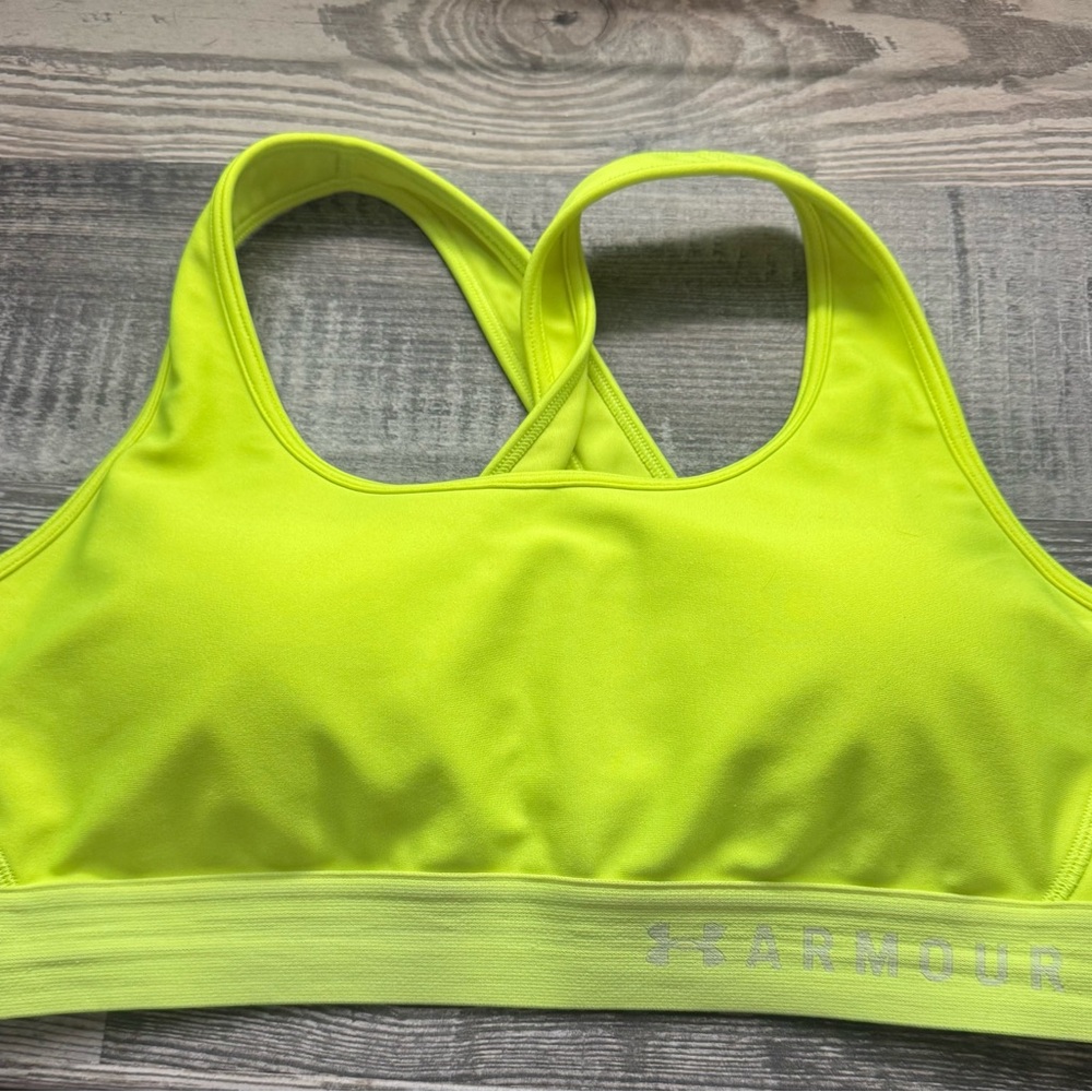 Under Armour Women's Bright Yellow Sports Bra